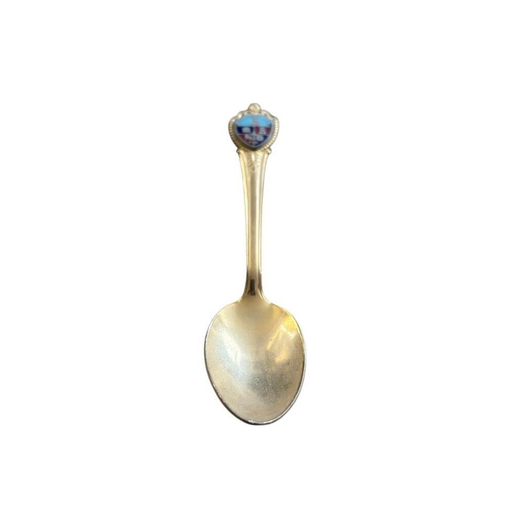St. Augustine Florida Gold Tone Souvenir Spoon